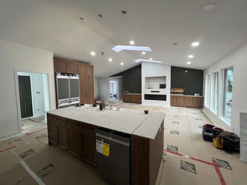 Ben Pedersen renovation - finished ceiling and paint
