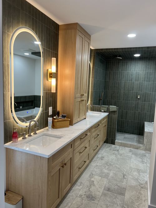 Ben Pedersen renovation - finished bathroom