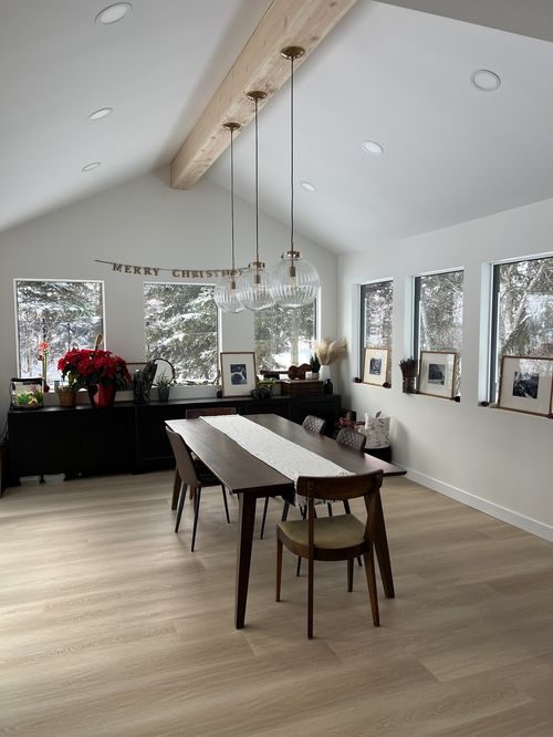 Finished Edmonton renovation - dining room