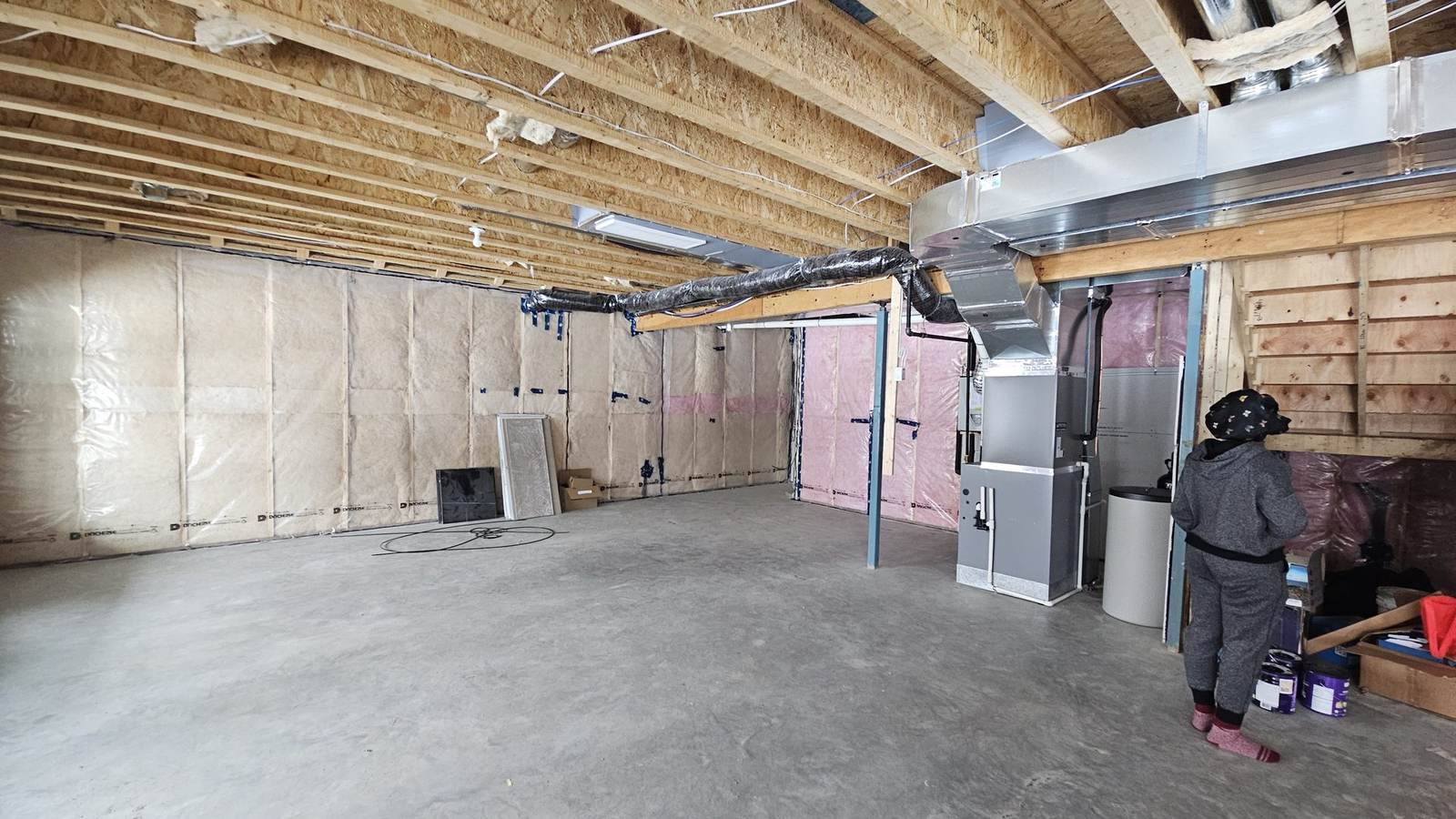 Commercial drywall project in Edmonton